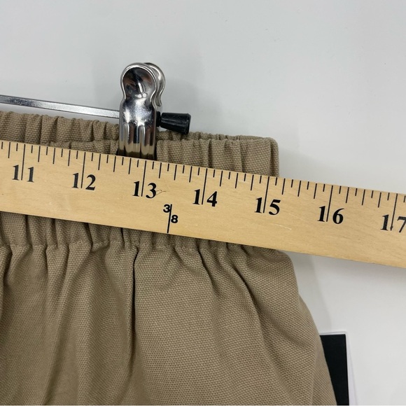 NWT Able | Mary easy pants beige hummus Crop Elastic Waist Size M 100% cotton - Picture 10 of 13